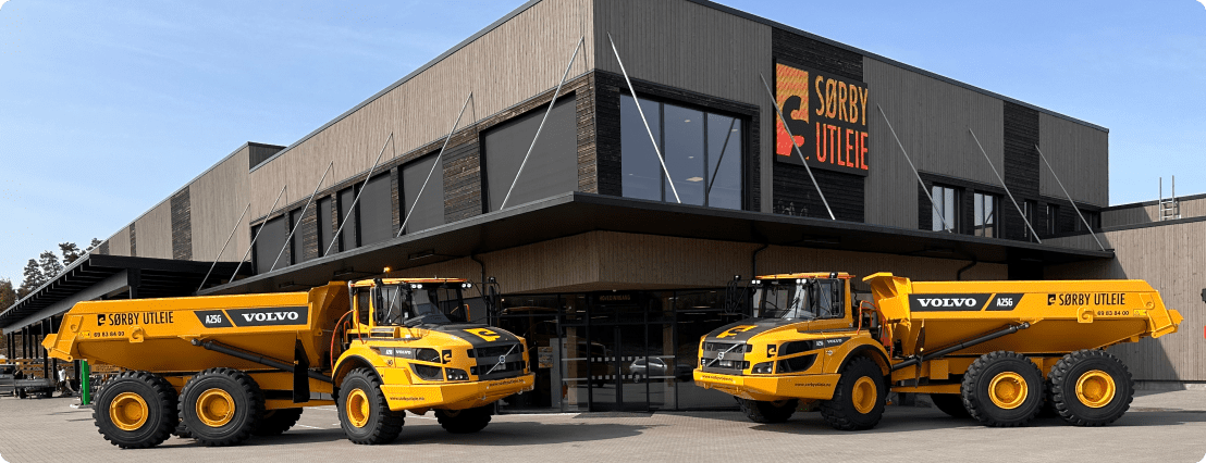 2 new Volvo A25G dumpers for hire